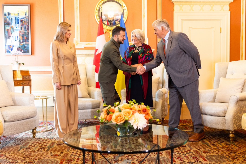 Президент і перша леді України в Оттаві провели зустріч із Генерал-губернаторкою Канади